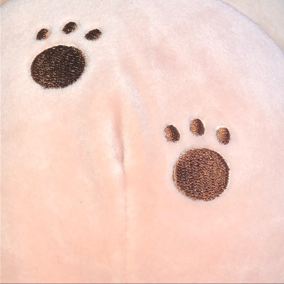 Squishmallow 8" Doug the Brown Dog W/ Eye Patch Stuffed Animal Plush Paw Prints - Picture 10 of 12